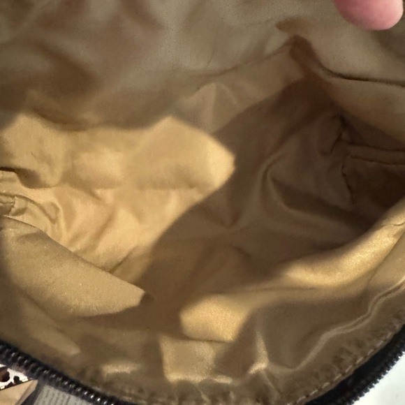 Coach Leopard Print Cosmetic Bag - Brown and Green - Picture 3 of 3